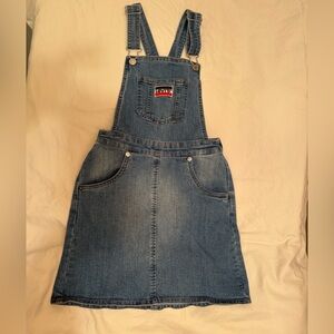 Girls Levi's Blue Denim Overall Dress